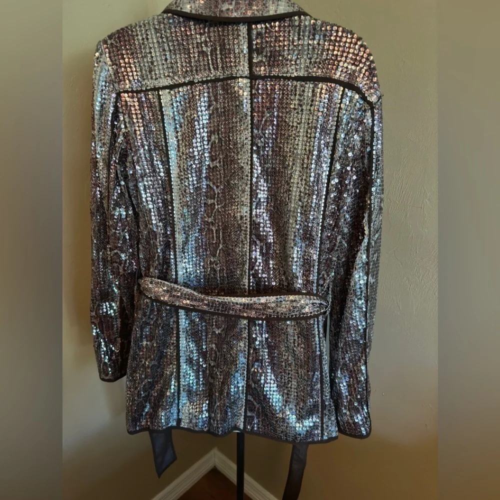 Chico's Ravishing sequence snake jacket - Picture 6 of 10